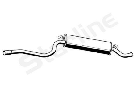 StarLine 18.12.400 Muffler assy 1812400