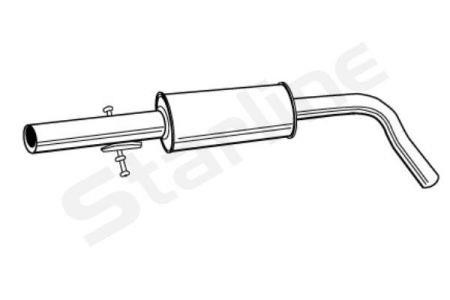 StarLine 40.15.423 Central silencer 4015423