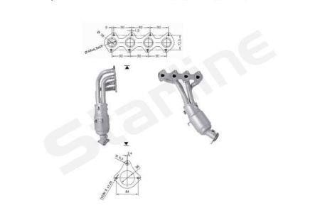 StarLine 99.42.346 Catalytic Converter 9942346