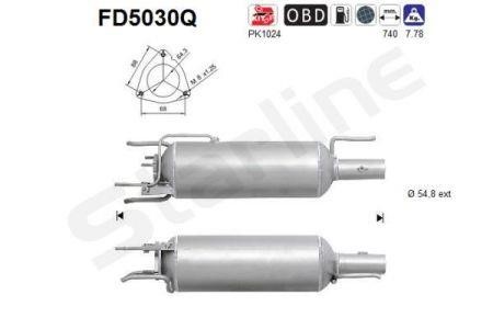 StarLine 99.50.133 Diesel particulate filter DPF 9950133