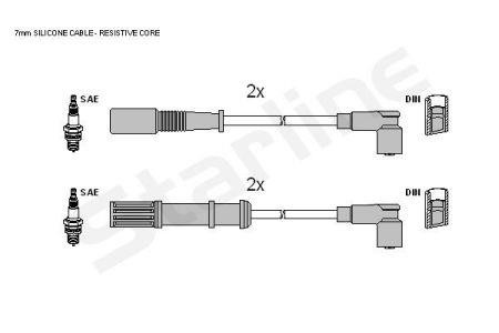 StarLine ZK 1692 Ignition cable kit ZK1692