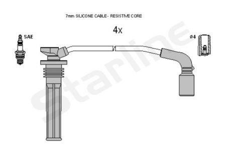 StarLine ZK 6882 Ignition cable kit ZK6882