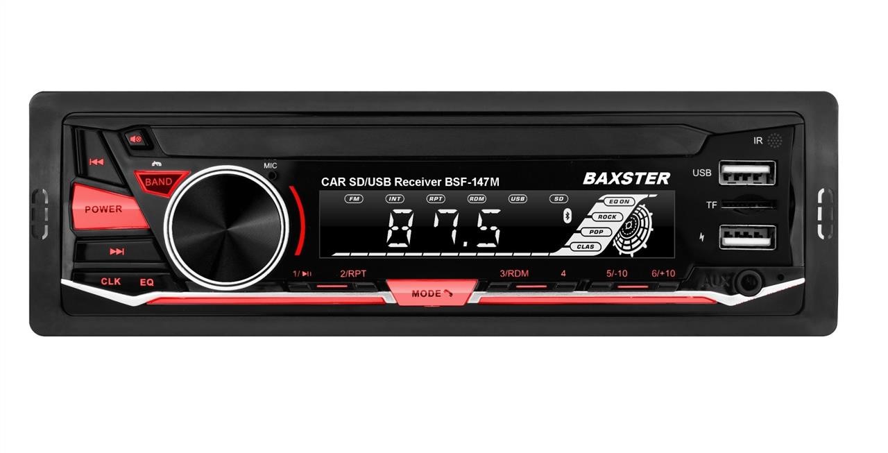 Baxster BSF-147M MULTICOLOR Car radio BSF147MMULTICOLOR
