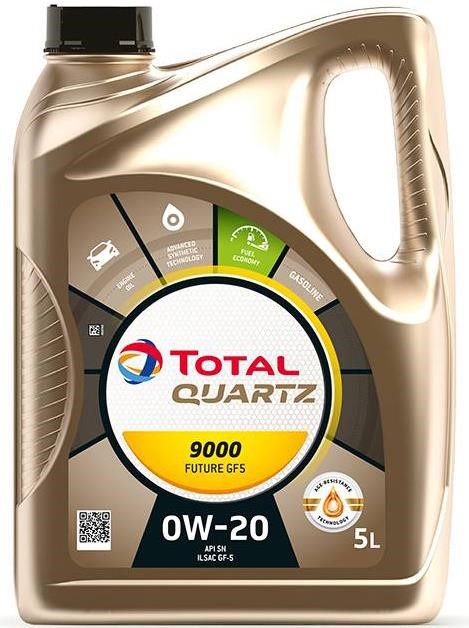 Total 216185 Engine oil Total QUARTZ 9000 Future 0W-20, 5L 216185