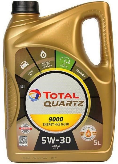 Total 175393 Engine oil Total QUARTZ 9000 ENERGY HKS G310 5W-30, 5L 175393