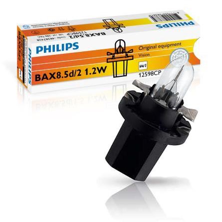Philips 12598CP Glow bulb BAX 12V 1,2W 12598CP