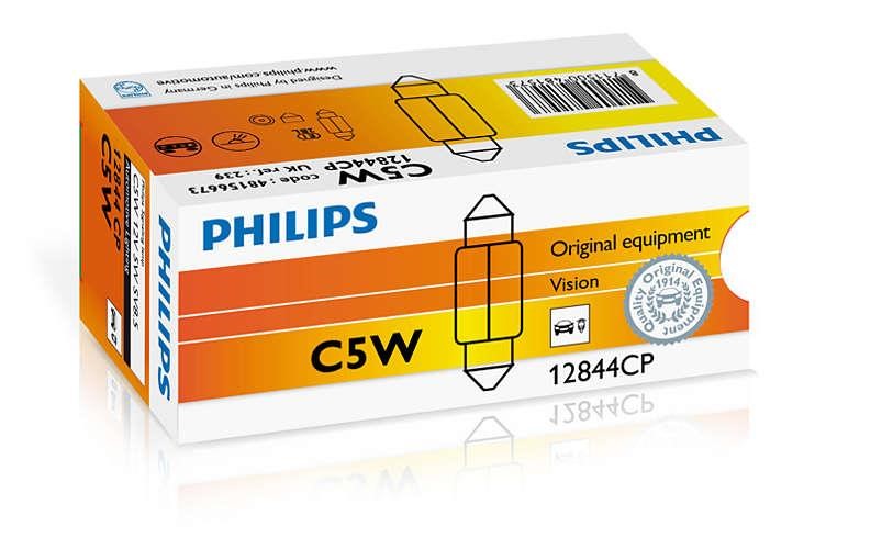 Philips 12844CP Glow bulb C5W 12V 5W 12844CP