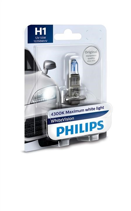 Philips 12258WHVB1 Halogen lamp Philips Whitevision 12V H1 55W 12258WHVB1