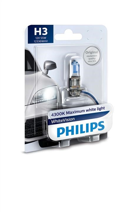 Philips 12336WHVB1 Halogen lamp Philips Whitevision Ultra 12V H3 55W 12336WHVB1
