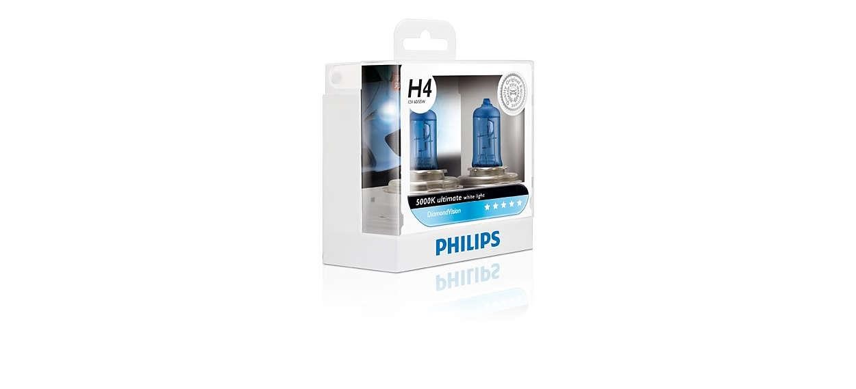Halogen lamp Philips Diamondvision 12V H4 60&#x2F;55W Philips 12342DVS2