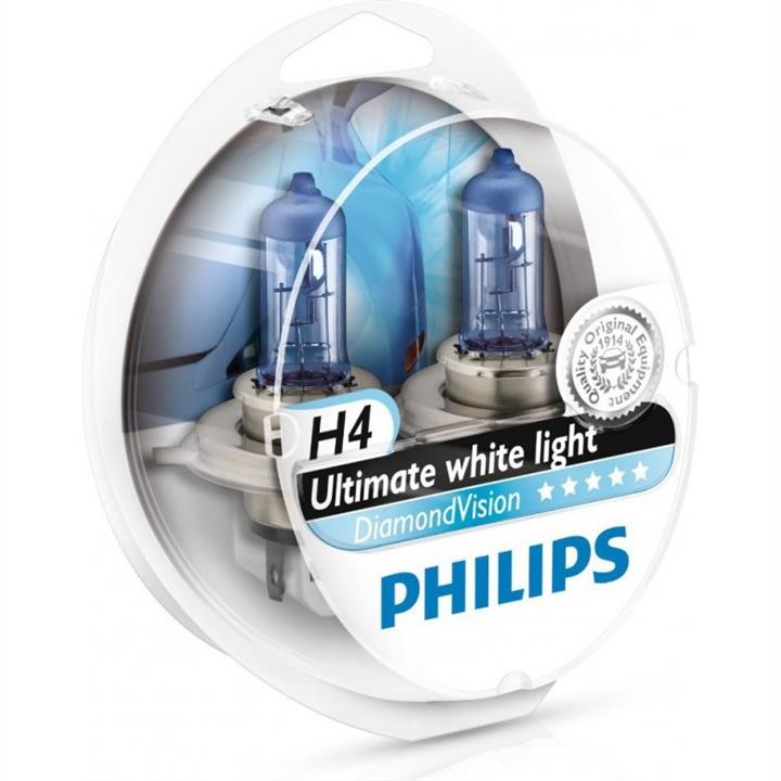 Philips 12342DVS2 Halogen lamp Philips Diamondvision 12V H4 60/55W 12342DVS2
