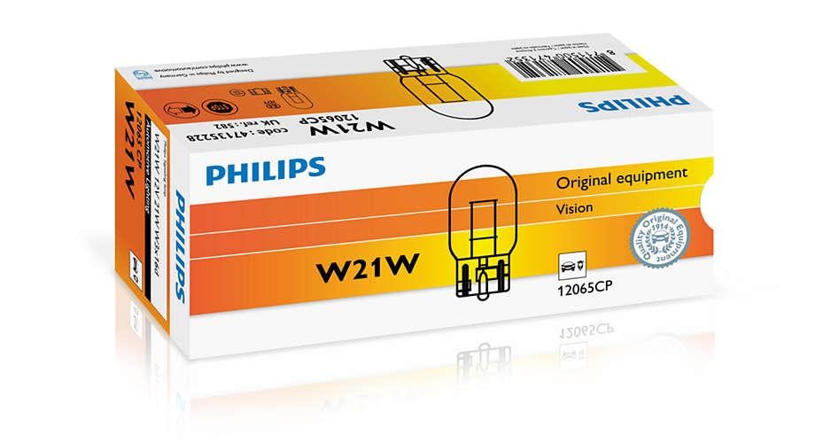 Philips 12065CP Glow bulb W21W 12V 21W 12065CP