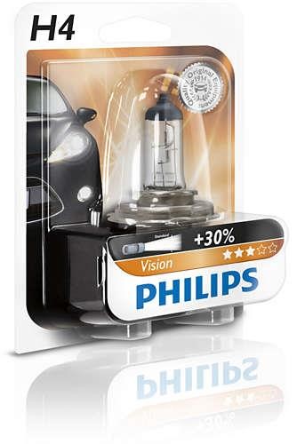 Philips Halogen lamp Philips Vision +30% 12V H4 60&#x2F;55W +30% – price 12 PLN