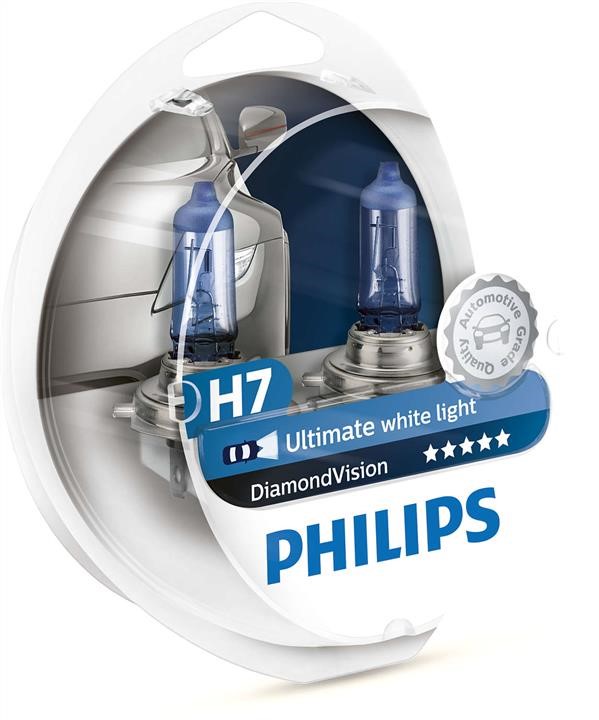 Philips 12972DVSP Halogen Lamp Set Philips Diamond Vision H7 12V 55W 12972DVSP