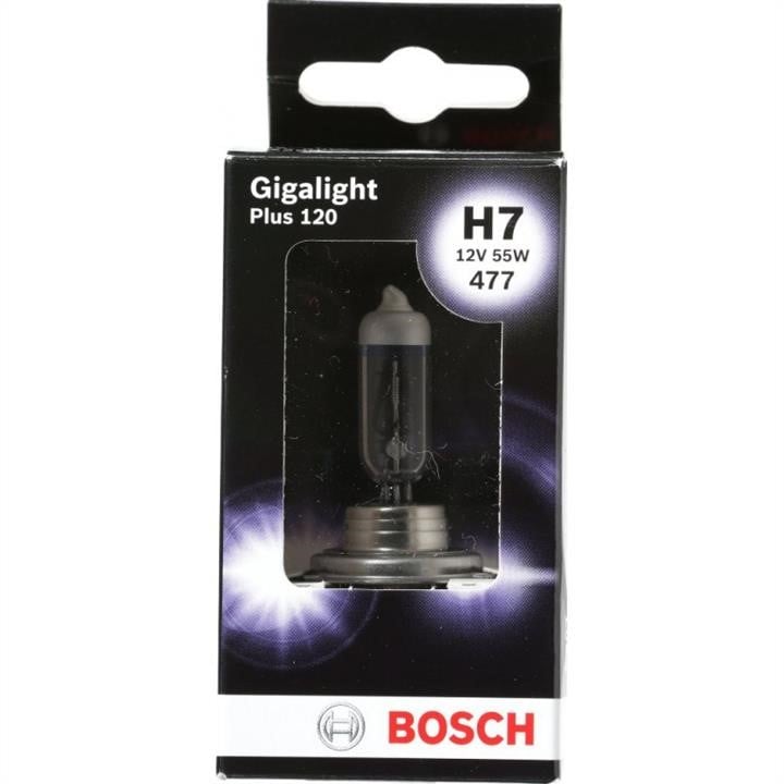 Halogen lamp Bosch Gigalight Plus 120 12V H7 55W +120% Bosch 1 987 301 170