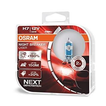 Osram 64210NL-HCB Halogen lamp Osram Night Breaker Laser +150% 12V H7 55W +150% 64210NLHCB