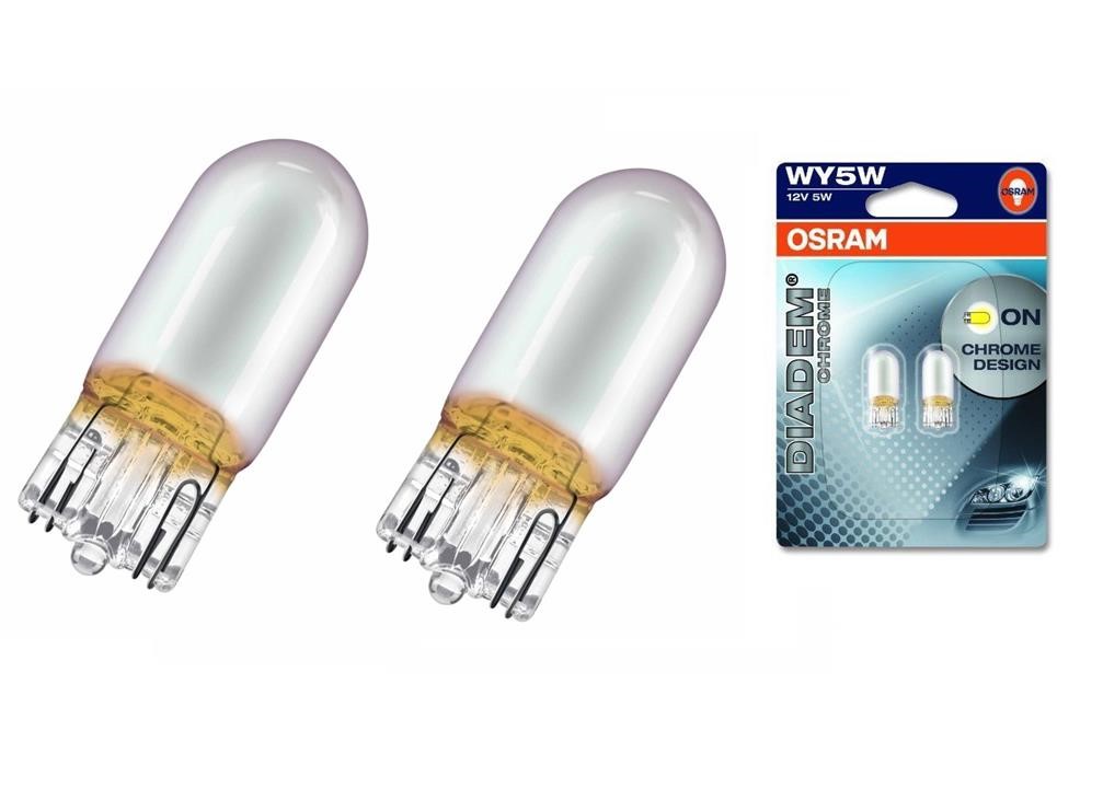 Osram 2827-DC-BLI2 Glow bulb yellow WY5W 12V 5W 2827DCBLI2
