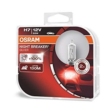 Osram 64210NBS-HCB Halogen lamp Osram Night Breaker Silver +100% 12V H7 55W +100% 64210NBSHCB