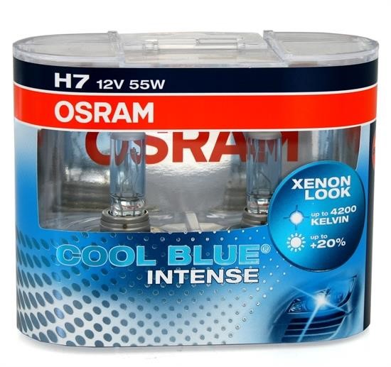 Halogen lamp Osram Cool Blue Intense +20% 12V H7 55W +20% Osram 64210CBI-HCB