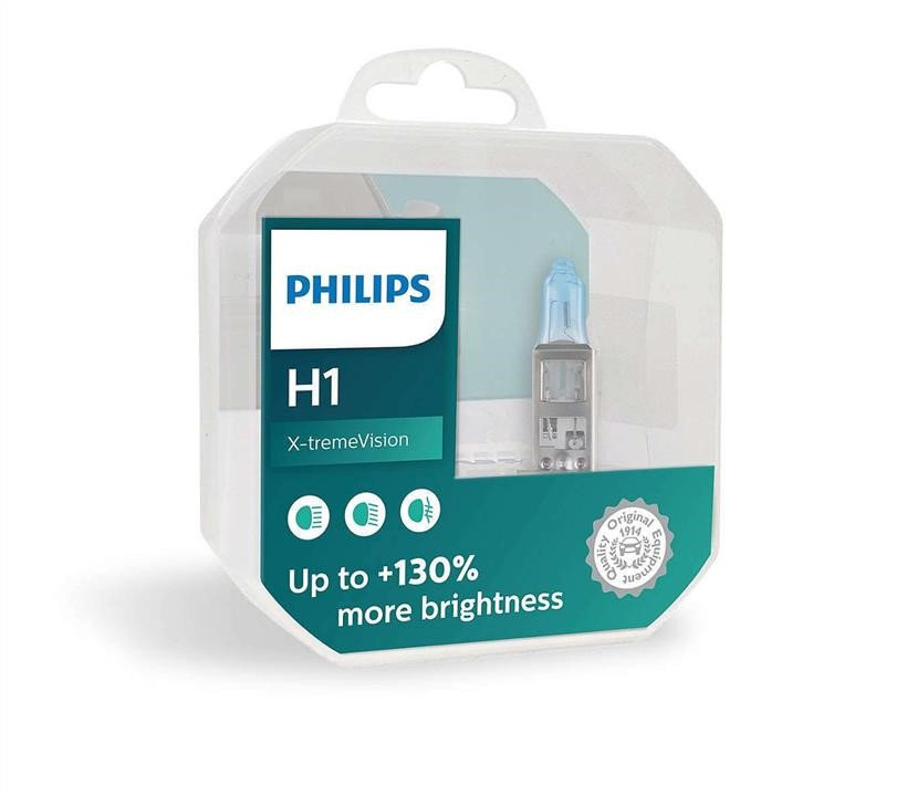 Philips 12258XV+E2 Halogen Lamp Set Philips X-treme Vision +130% H1 12V 55W 12258XVE2