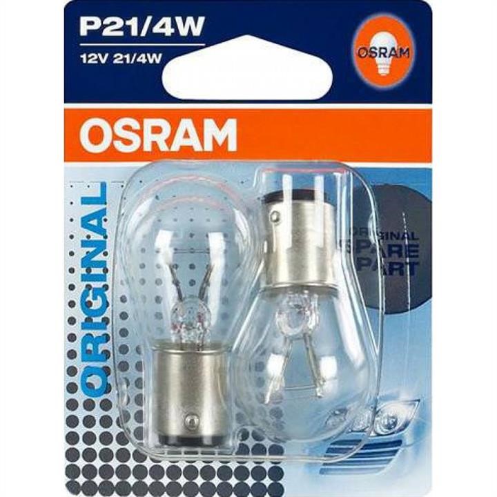 Osram 7225-BLI2 Glow bulb P21/4W 12V 21/4W 7225BLI2