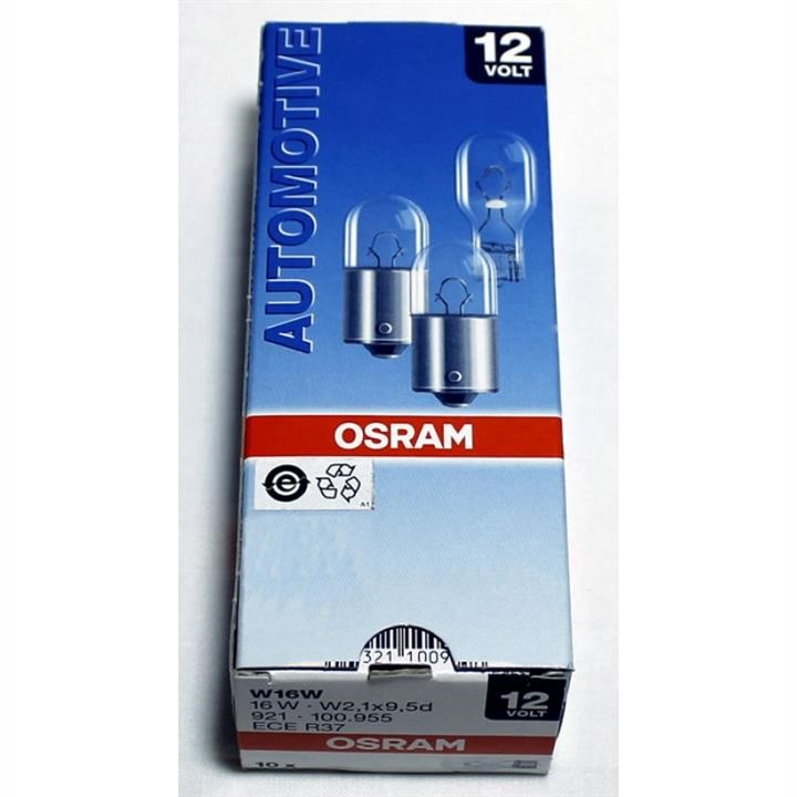 Osram 921-BLI2 Glow bulb W16W 12V 16W 921BLI2
