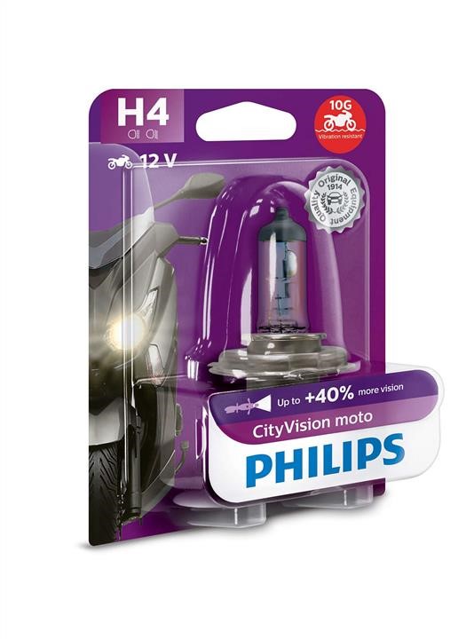 Philips 12342CTVBW Halogen lamp Philips Cityvision +40% 12V H4 60/55W +40% 12342CTVBW