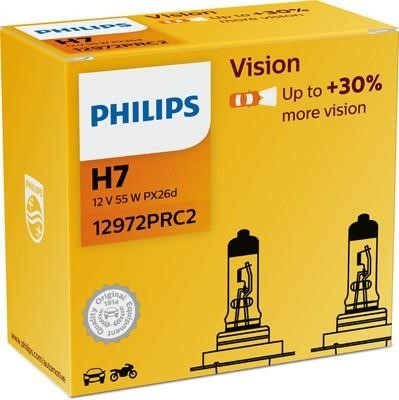 Philips 12972PRC2 Halogen lamp Philips Vision +30% 12V H7 55W +30% 12972PRC2