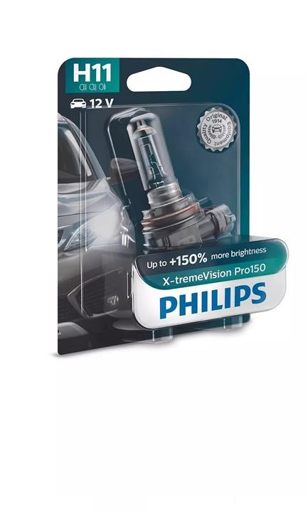 Philips 12362XVPB1 Halogen lamp Philips X-Tremevision +150% 12V H11 55W +150% 12362XVPB1