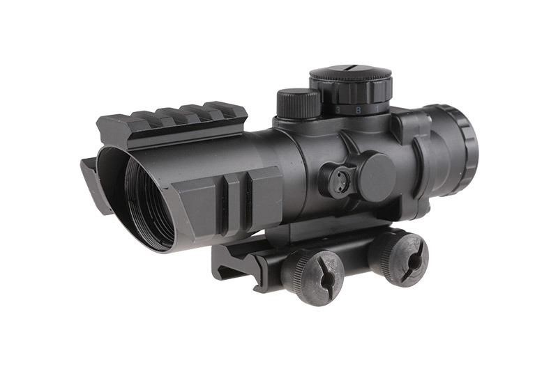 Theta Optics 22444 Riflescope Theta Optics Rhino 4X32 Black 22444