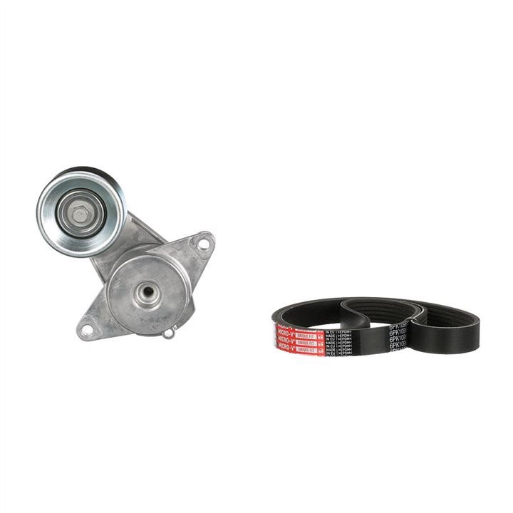 Drive belt kit Honda Jazz: K016PK1098XS Gates V-Ribbed Belt Set
