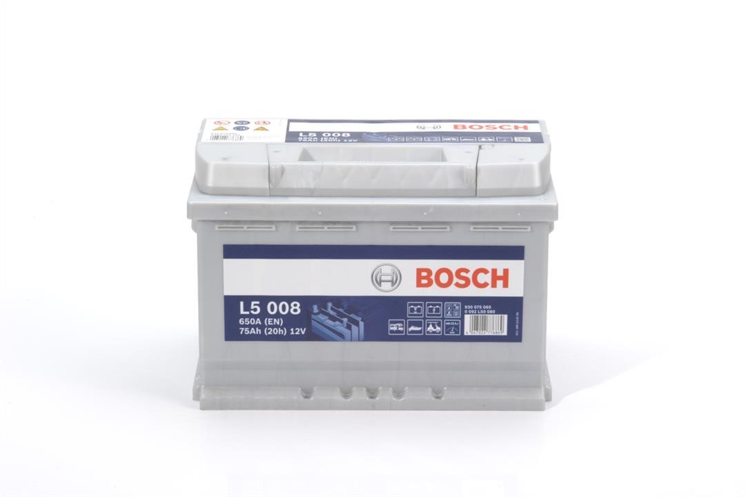 Bosch 0 092 L50 080 Battery Bosch 12V 75Ah 650A(EN) R+ 0092L50080