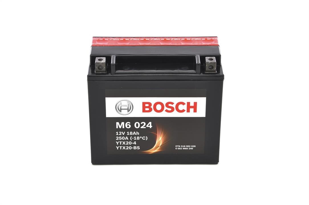 Bosch 0 092 M60 240 Battery Bosch 12V 18Ah 250A(EN) L+ 0092M60240