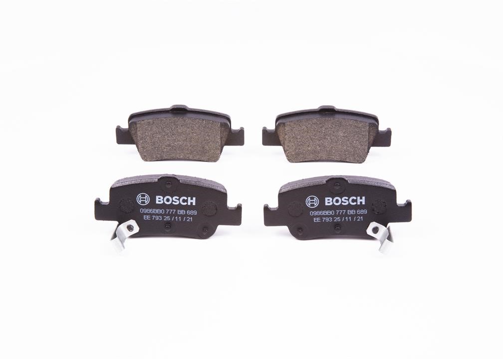 Bosch 0 986 BB0 777 Brake Pad Set, disc brake 0986BB0777