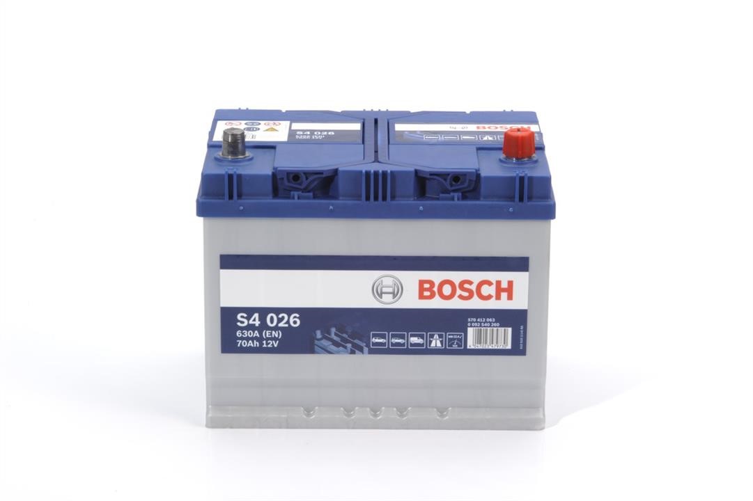 Bosch 0 092 S40 260 Battery Bosch 12V 70Ah 630A(EN) R+ 0092S40260