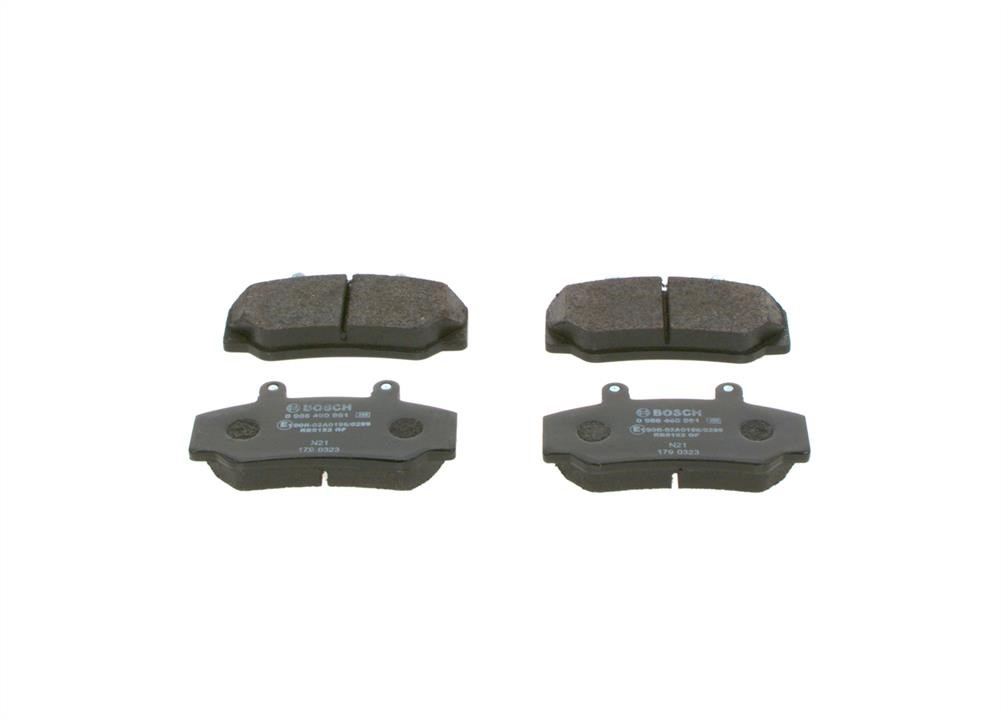 Bosch 0 986 460 961 Brake Pad Set, disc brake 0986460961