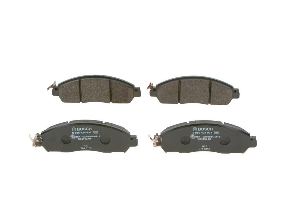 Brake pad Renault Alaskan: 0986424837 Bosch Brake pad set