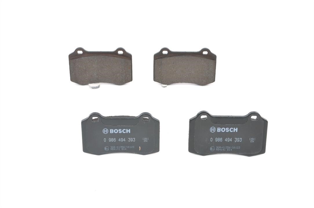 Bosch 0 986 494 393 Brake Pad Set, disc brake 0986494393
