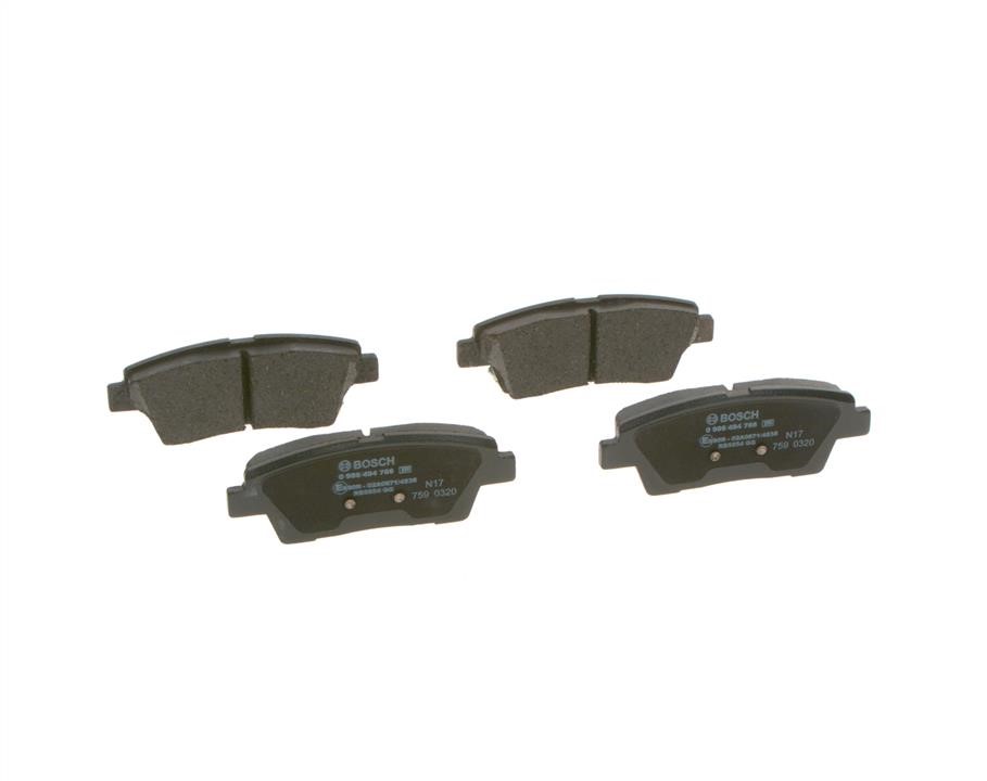 Brake Pad Set, disc brake Bosch 0 986 494 766