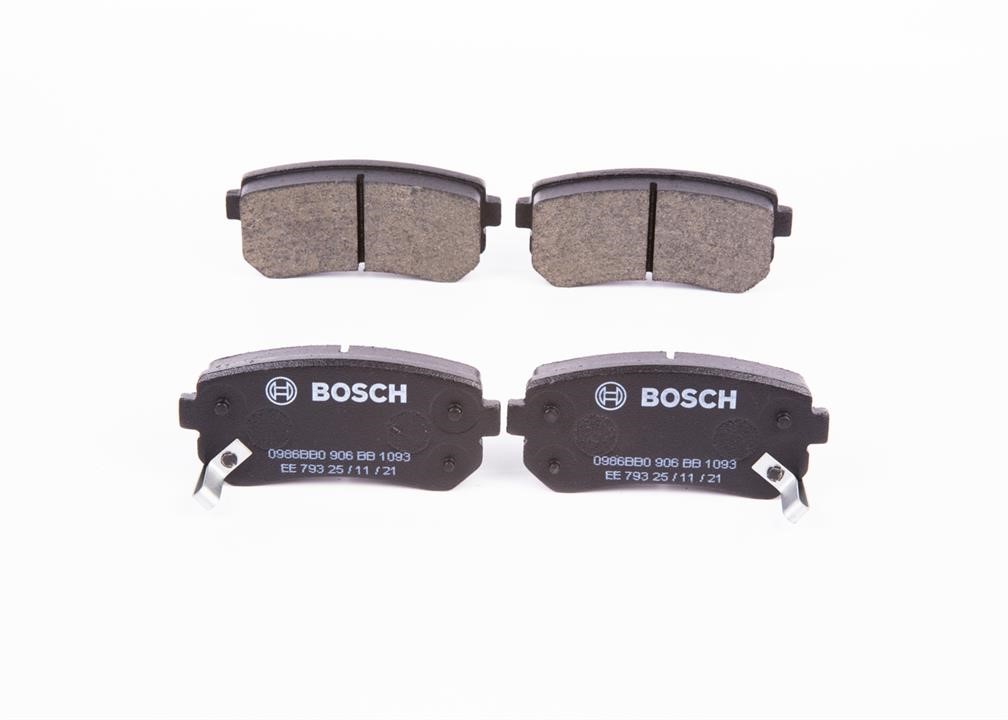 Bosch 0 986 BB0 906 Brake Pad Set, disc brake 0986BB0906