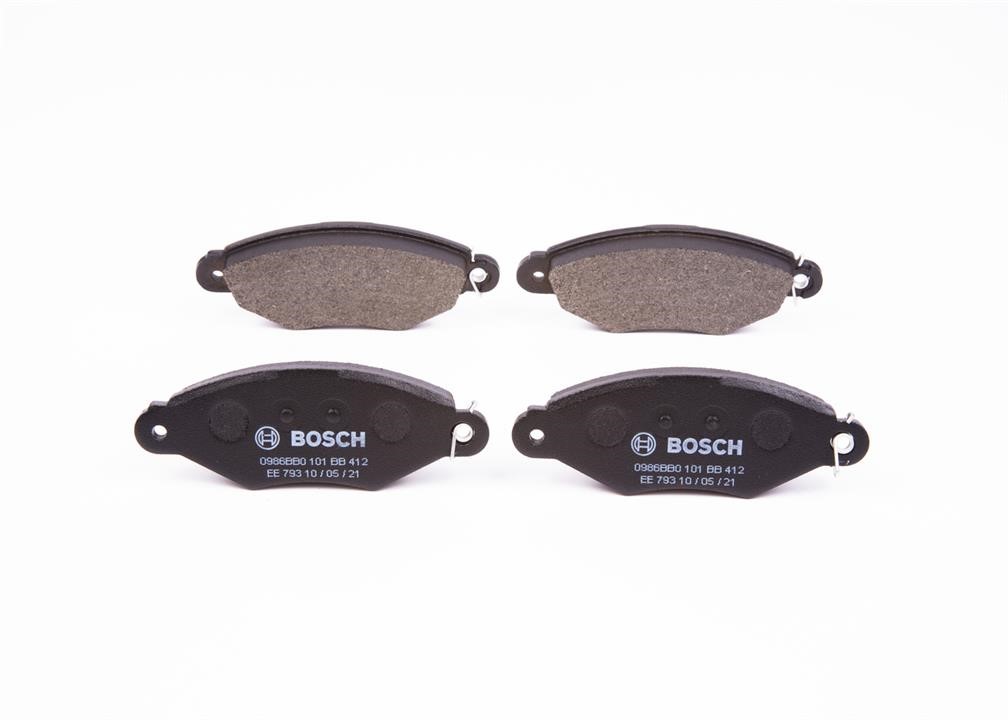 Bosch 0 986 BB0 101 Brake Pad Set, disc brake 0986BB0101