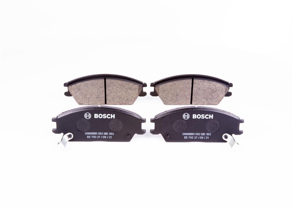 Bosch 0 986 BB0 092 Brake Pad Set, disc brake 0986BB0092