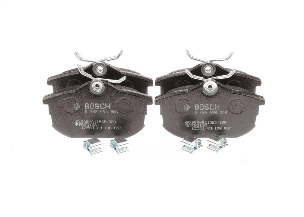 Bosch 0 986 494 506 Brake Pad Set, disc brake 0986494506