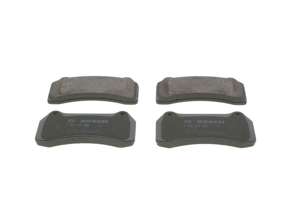 Brake pad kit Jaguar XK: 0986494448 Bosch Brake pad set