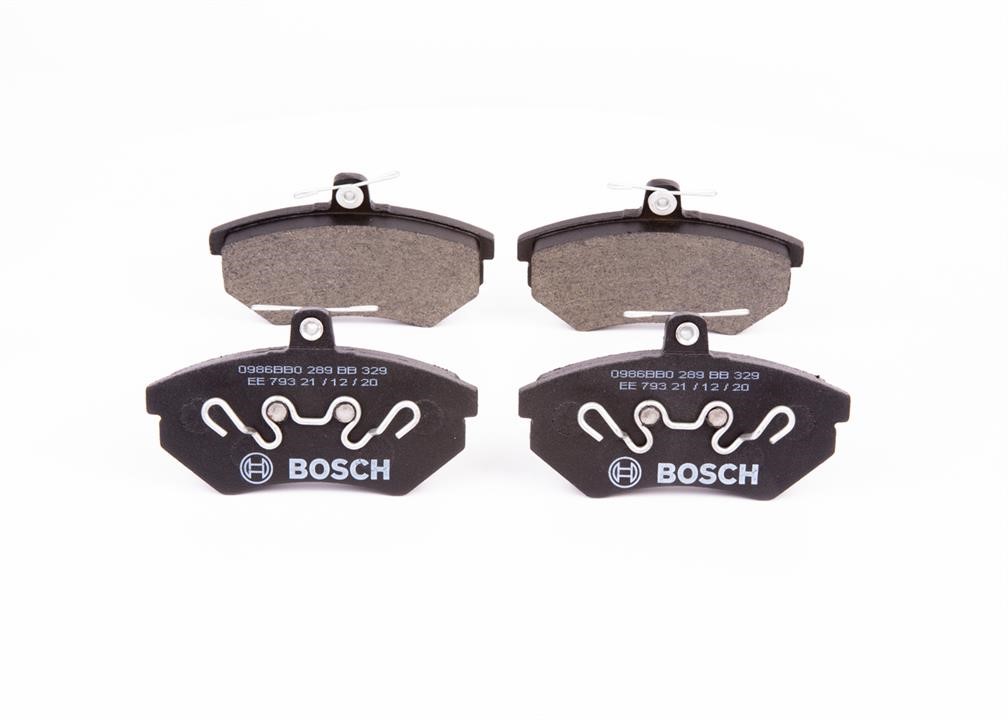 Bosch 0 986 BB0 289 Brake Pad Set, disc brake 0986BB0289