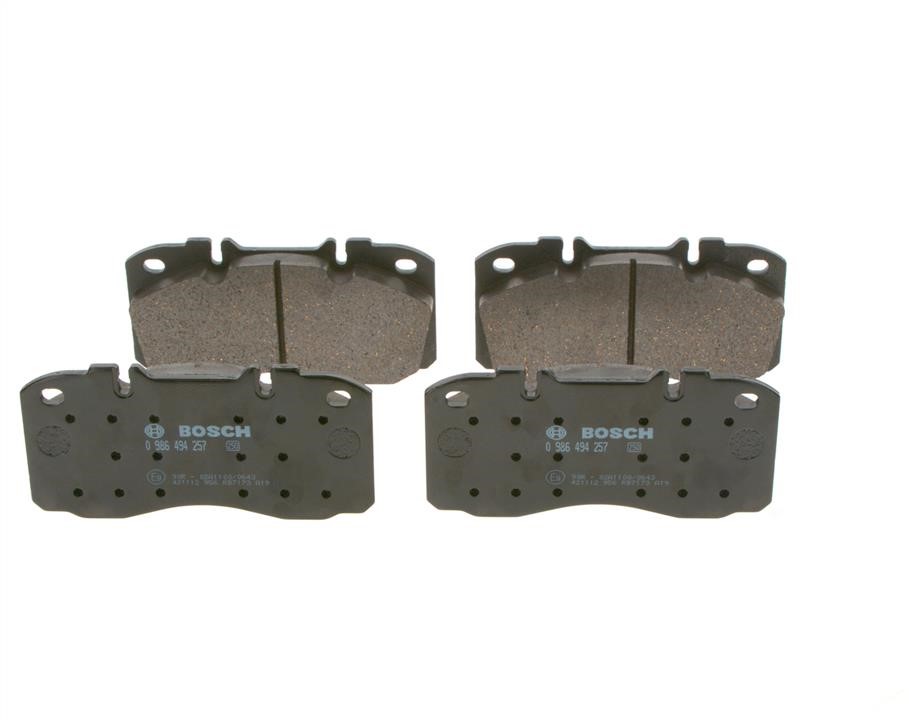 Bosch 0 986 494 257 Brake Pad Set, disc brake 0986494257