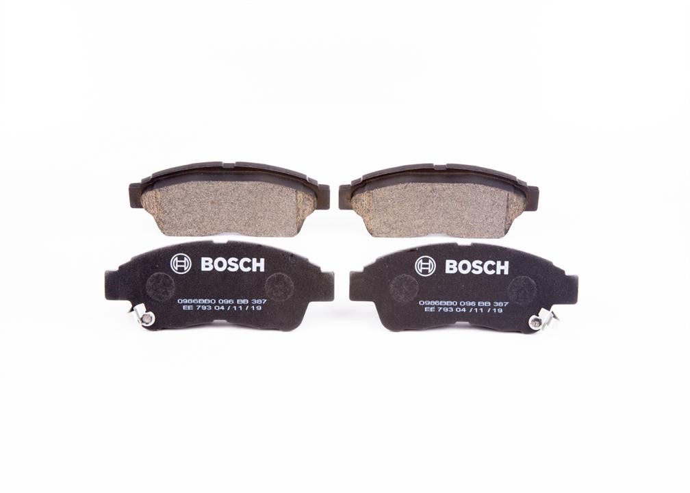 Bosch 0 986 BB0 096 Brake Pad Set, disc brake 0986BB0096