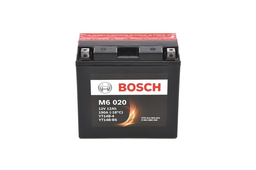 Bosch 0 092 M60 200 Battery Bosch 12V 12Ah 190A(EN) L+ 0092M60200