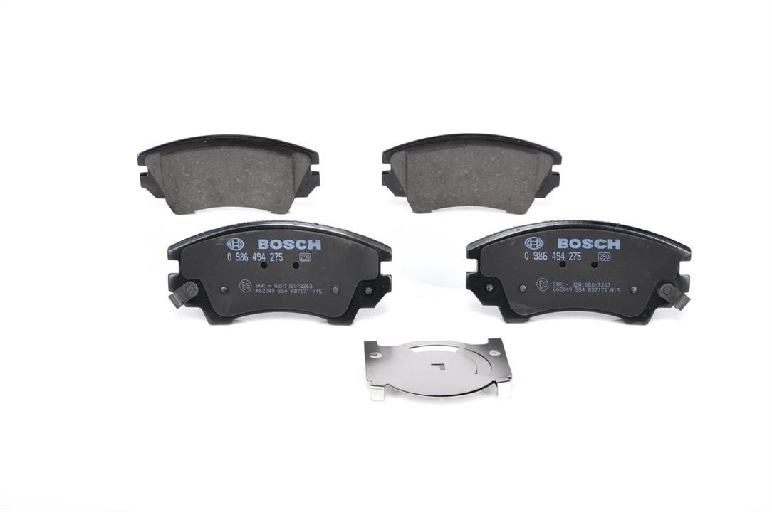 Bosch 0 986 494 275 Brake Pad Set, disc brake 0986494275