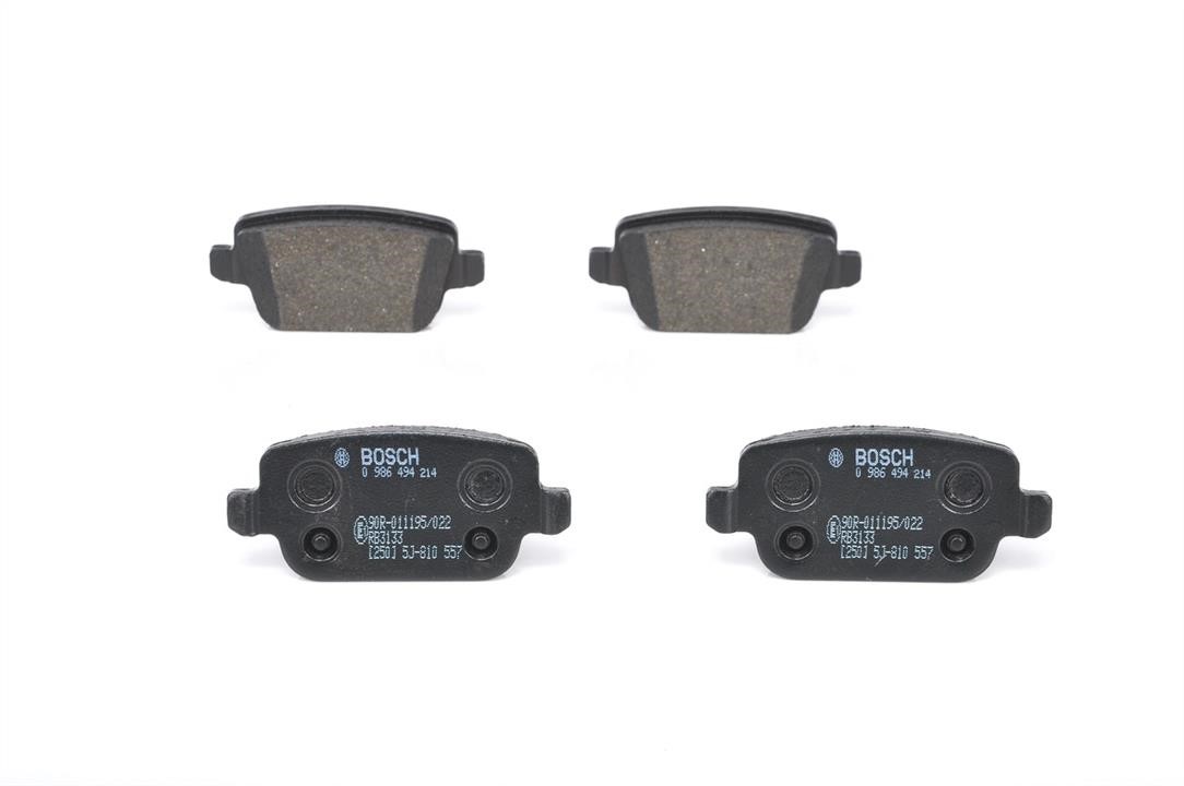 Bosch 0 986 494 214 Brake Pad Set, disc brake 0986494214